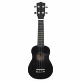 Vidaxl ukuleleset met tas voor kinderen sopraan 21'' zwart