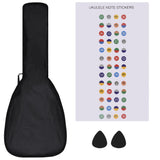 Vidaxl ukuleleset met tas voor kinderen sopraan 21'' blauw