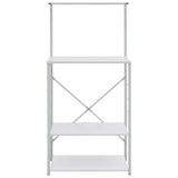 Vidaxl magnetronkast 60x39,6x123 cm bewerkt hout wit