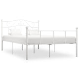 Vidaxl bedframe metaal wit 120x200 cm