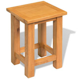 Vidaxl bijzettafels 2 st 27x24x37 cm massief eikenhout