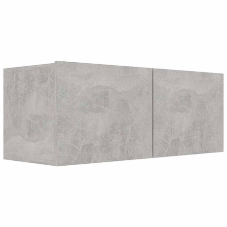 Vidaxl tv-meubel 80x30x30 cm bewerkt hout betongrijs