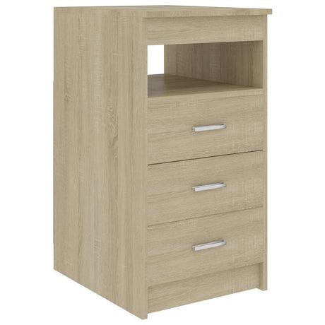 Vidaxl ladekast 40x50x76 cm bewerkt hout sonoma eikenkleurig