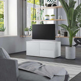 Vidaxl tv-meubel 80x34x36 cm bewerkt hout wit