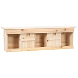 Vidaxl mussenhuis met 5 kamers 68x15x21 cm vurenhout