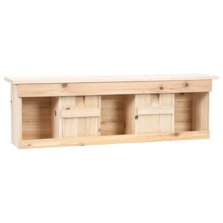 Vidaxl mussenhuis met 5 kamers 68x15x21 cm vurenhout