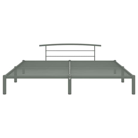 Vidaxl bedframe metaal grijs 200x200 cm
