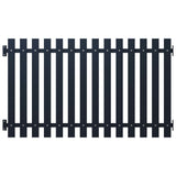 Vidaxl schuttingpaneel 170,5x100 cm gepoedercoat staal antraciet