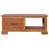Vidaxl tv-meubel 90x50x37 cm massief teakhout