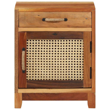 Vidaxl nachtkastje 40x30x50 cm massief gerecycled hout