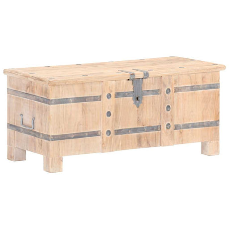 Vidaxl opbergkist 90x40x40 cm massief acaciahout