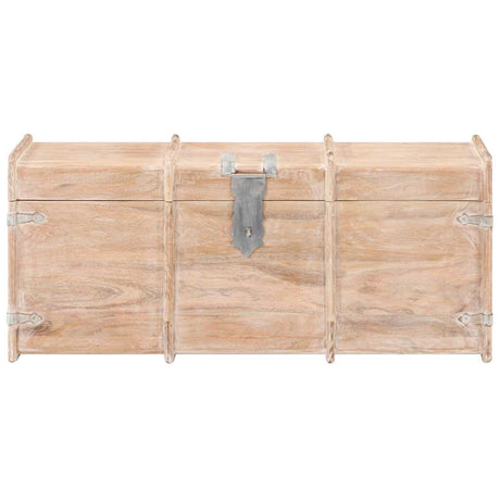 Vidaxl opbergkist 90x40x40 cm massief acaciahout
