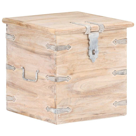 Vidaxl opbergkist 40x40x40 cm massief acaciahout