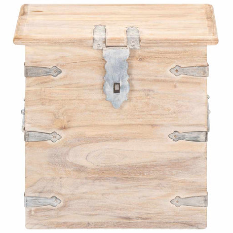 Vidaxl opbergkist 40x40x40 cm massief acaciahout