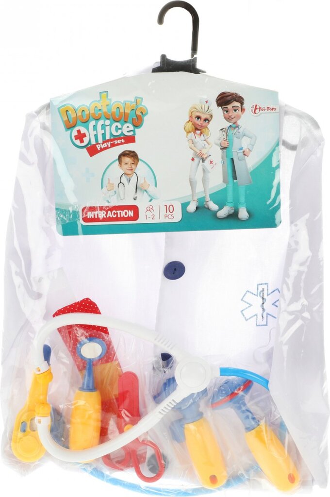 Toi-Toys Toi-toys Verkleedset Dokter Junior Polyester Wit 10-delig