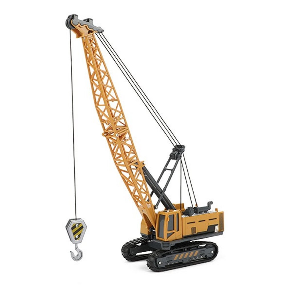 Toi-toys metal kraanwagen met rupsbanden 1:55 - speelgoedvoertuig voor kinderen vanaf 3 jaar