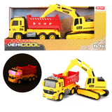 Toi-toys cars trucks kiepwagen met graafmachine licht geluid