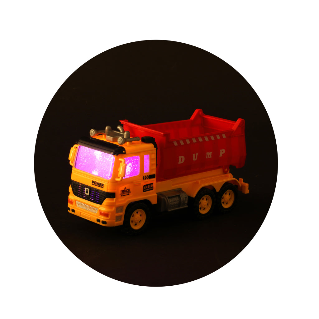 Toi-toys cars trucks kiepwagen met graafmachine licht geluid