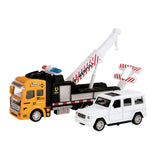 Toi-toys metalen takel sleepwagen met auto, 2dlg.