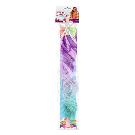 Dream horse haarlok met glitters eenhoorn