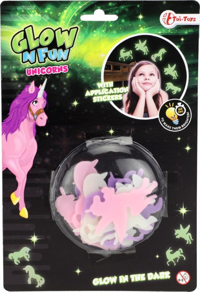 Dream Horse Glow In The Dark Stickers Eenhoorn