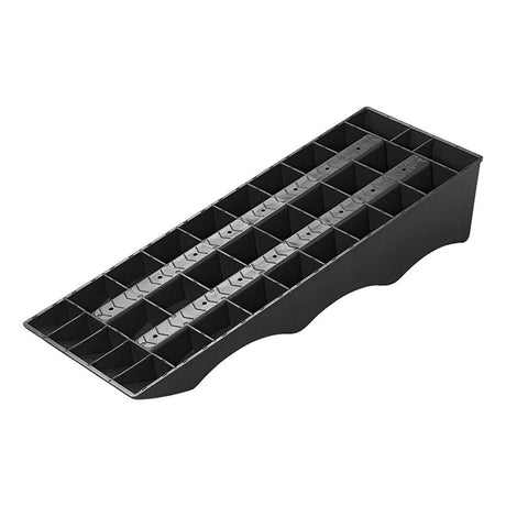 Proplus oprijblok 61x21.3x12 cm 3 niveaus 4 7 10 cm zwart