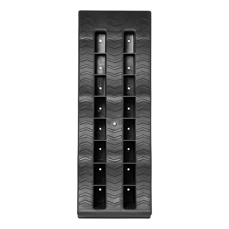 Proplus oprijblok zwart set van 2 stuks lichtgewicht kunststof 61x21.3x12cm 3 niveaus: 4, 7 en 10 cm