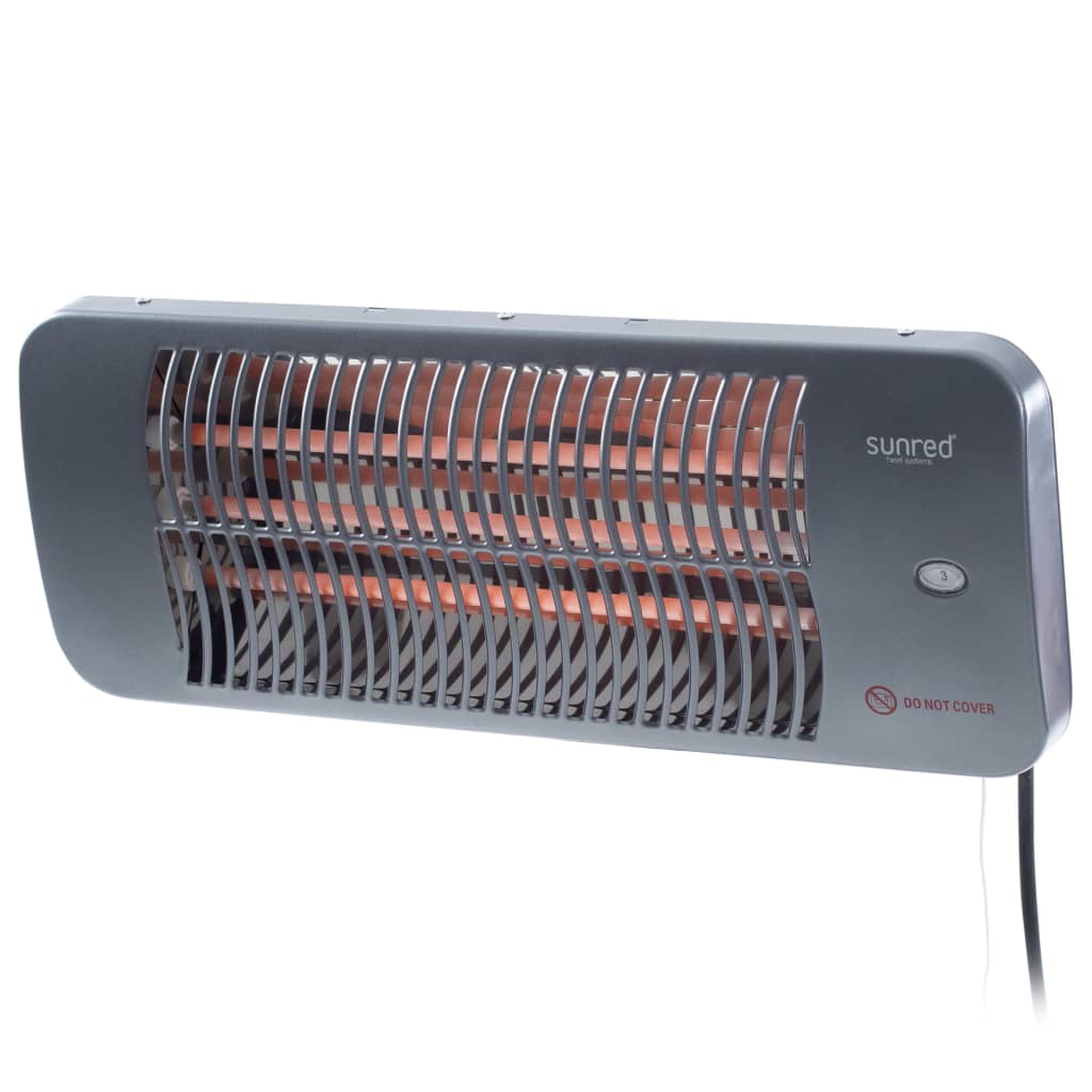 Sunred Sunred Wandverwarmer Lugo 2000 W quartz grijs