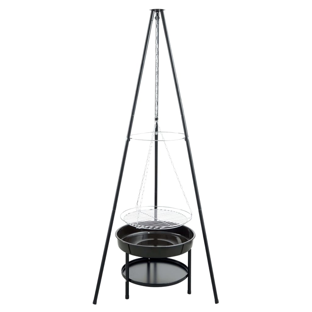 Redfire redfire tuinbarbecue met driepoot en vuurschaal 50 cm zwart