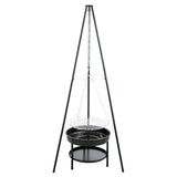 Redfire tuinbarbecue met driepoot en vuurschaal 50 cm zwart