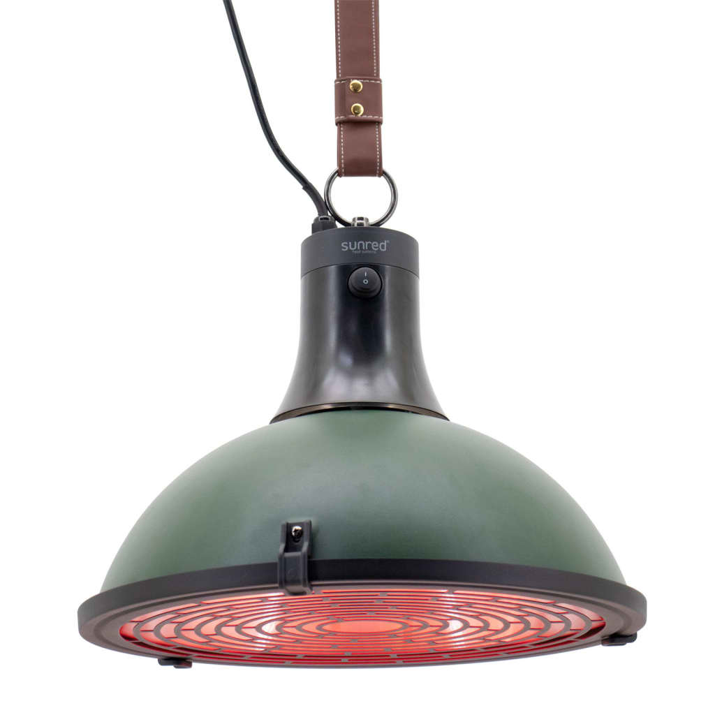 Sunred sunred heater indus ultra jade hangend 2100 w roségoud groen