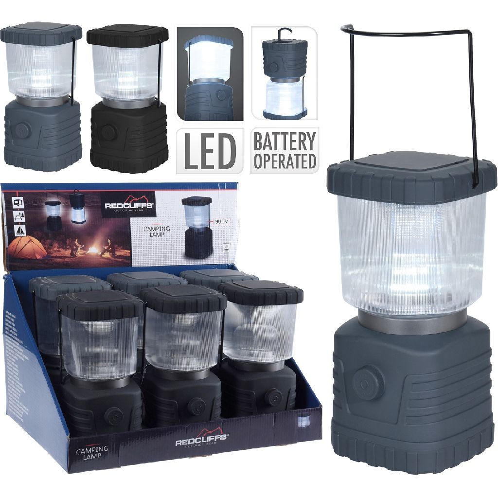 Overige merken led campinglamp staand 22.5 cm assorti