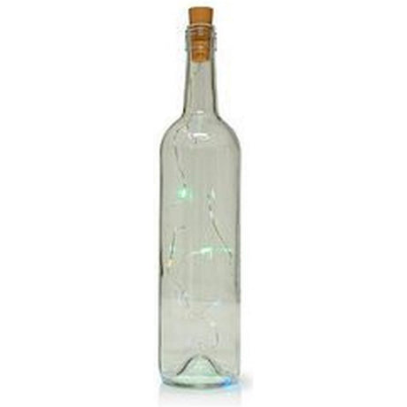 S.i.a. flessenstop lichtsnoer met 8 multicolor led lampjes ip44