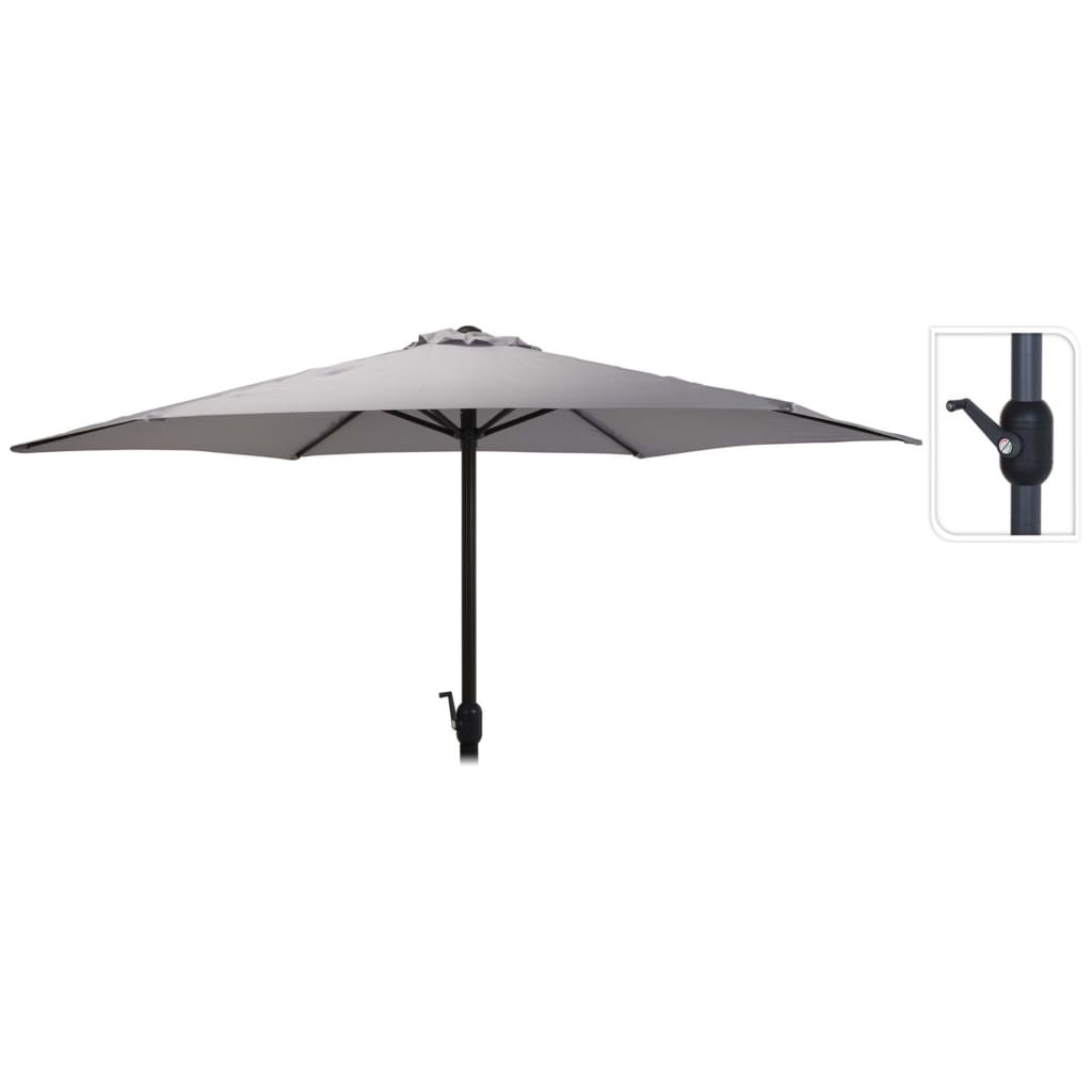 ProGarden ProGarden Parasol Monica 270 cm lichtgrijs