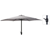 Progarden progarden parasol monica 270 cm lichtgrijs