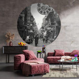 Wallart wallart behangcirkel hong the old days 190 cm