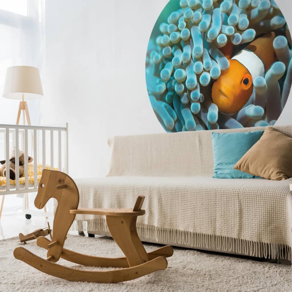 WallArt WallArt Behangcirkel Nemo the Anemonefish 142,5 cm