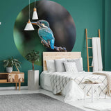 Wallart wallart behangcirkel the kingfisher 142,5 cm