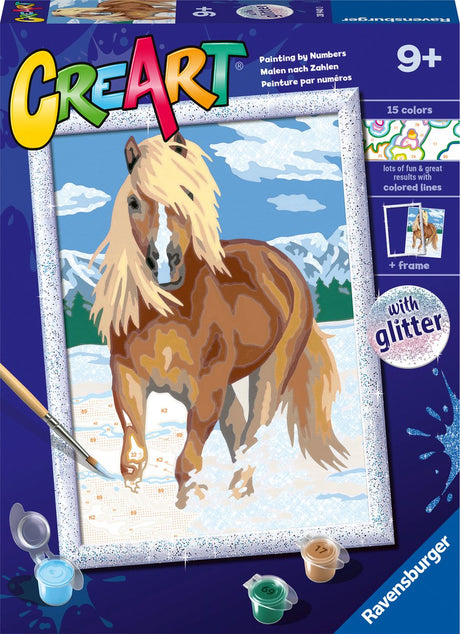 Ravensburger creart the royal horse - schilderen op nummer voor kinderen