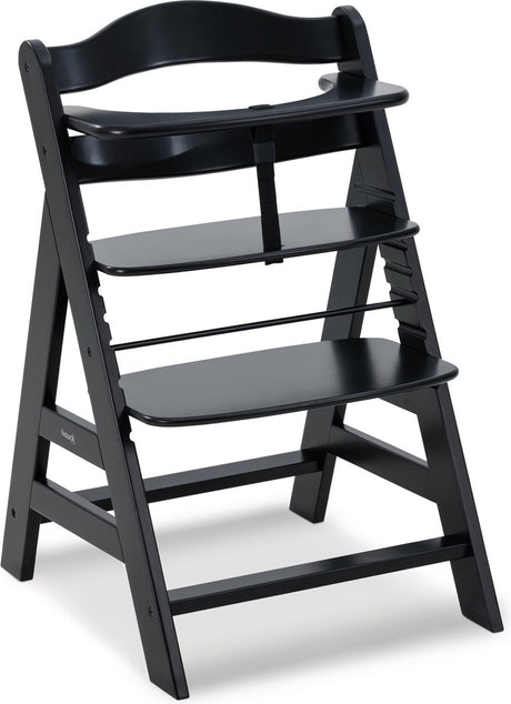 Hauck kinderstoel alpha+ black - fsc® gecertificeerd beukenhout - black