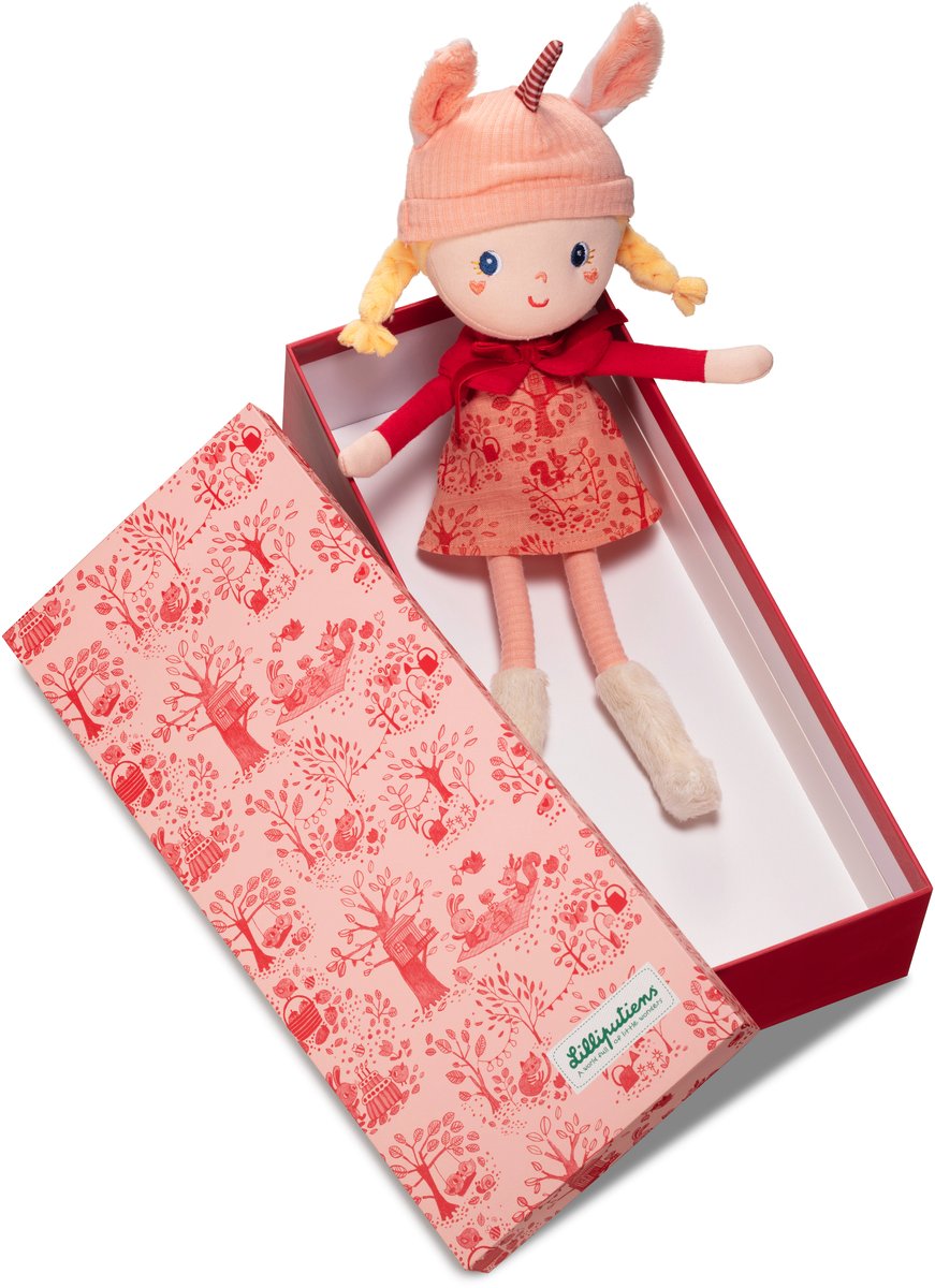 Lilliputiens - knuffelpop - lena - 32 cm