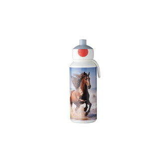 Mepal pop-up drinkfles campus - 400 ml - sluit goed af - drinkbeker voor kinderen - wild horse