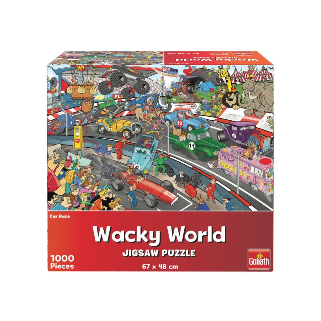 Goliath Wacky World Puzzel Car Race 1000 Stukjes