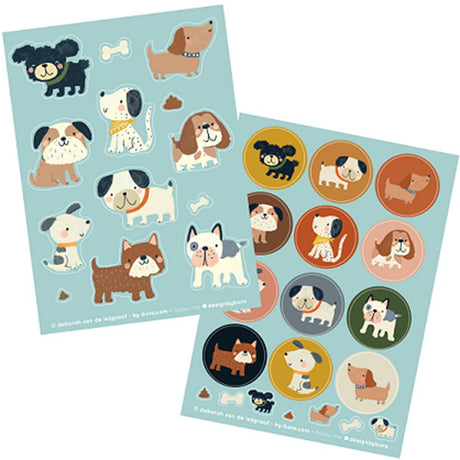 Bora stickervellen 2 x a6. pup (5 sets)
