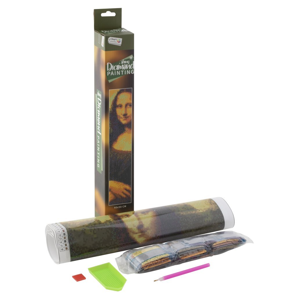 Craft sensations craft diamond painting mona lisa 40x50 cm