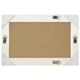 Vidaxl wandspiegel barok stijl 60x40 cm wit
