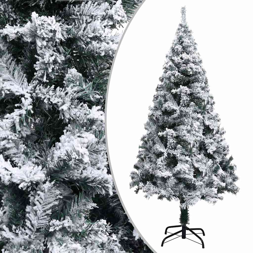 Vidaxl kunstkerstboom met sneeuw 150 cm groen