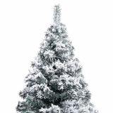 Vidaxl kunstkerstboom met sneeuw 150 cm groen