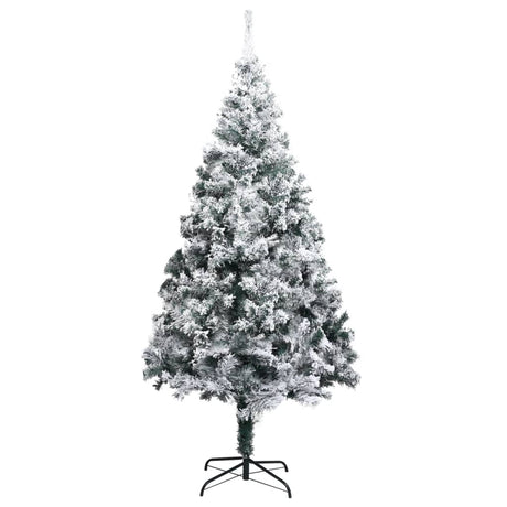 Vidaxl kunstkerstboom met sneeuw 240 cm groen