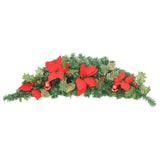 Vidaxl kerstboog met led-lampjes 90 cm pvc groen